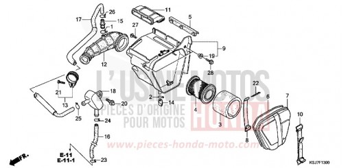 FILTRE A AIR CRF100FD de 2013